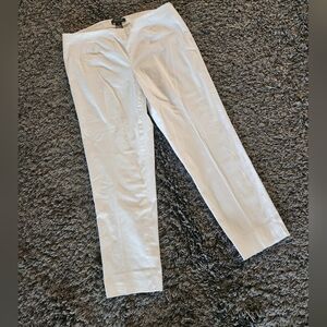 Lafayette 148 size 10 white pant Cotton